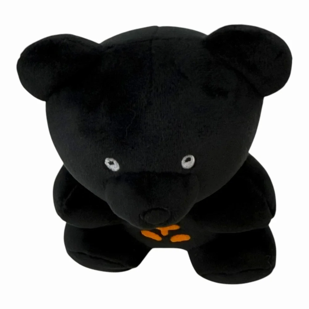 Walmart Way to Celebrate Halloween Gummy Bear Plush Black Skeleton Ribs‎ Spooky